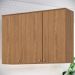 Armario Aereo 3 Portas 120 cm MDP Requinte C636 Nature Henn