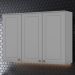Armario Aereo 3 Portas MDF 120 cm Americana C352 Cinza Henn