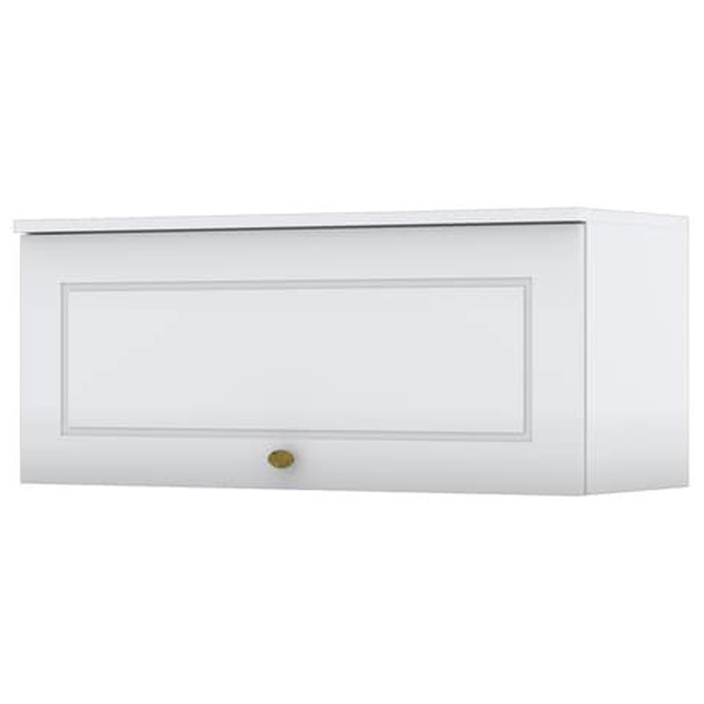 Armario Aereo Basculante MDF 80 cm Americana C354 Branco Henn