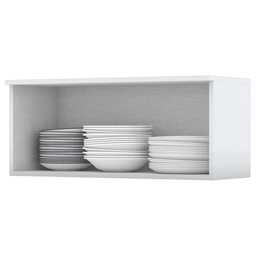 Armario Aereo Basculante MDF 80 cm Americana C354 Branco Henn