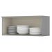 Armario Aereo Basculante MDF 80 cm Americana C354 Cinza Henn