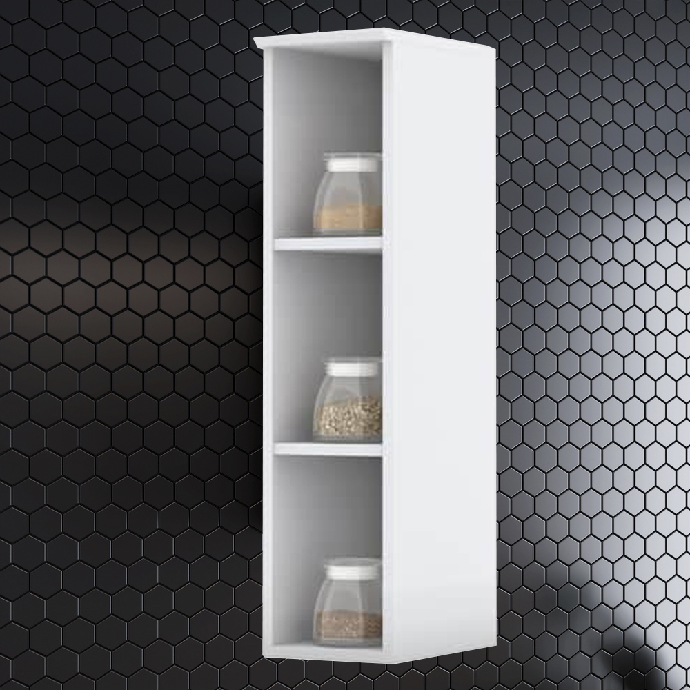 Armario Aereo Com Nicho MDF 20 cm Americana C360 Branco Henn