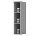 Armario Aereo Com Nicho MDF 20 cm Americana C360 Cinza Henn