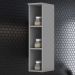 Armario Aereo Com Nicho MDF 20 cm Americana C360 Cinza Henn