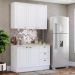 Armario Aereo E Balcao 120 cm CE169 Americana Branco Calcare Henn