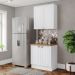 Armario Aereo E Balcao 80cm Americana Branco Nature Henn