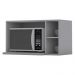 Armario Aereo Para Microondas MDF 80 cm Americana C557 Cinza Henn