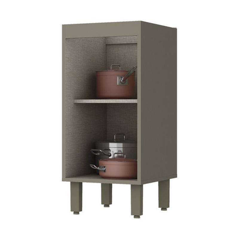 Balcão 1 Porta 35cm Connect Duna/Cristal - Móveis Henn