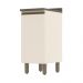 Balcão 1 Porta 35cm Off White/Duna com Tampo Connect - Móveis Henn