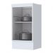 Balcão 1 Porta 40cm Americana Branco - Móveis Henn