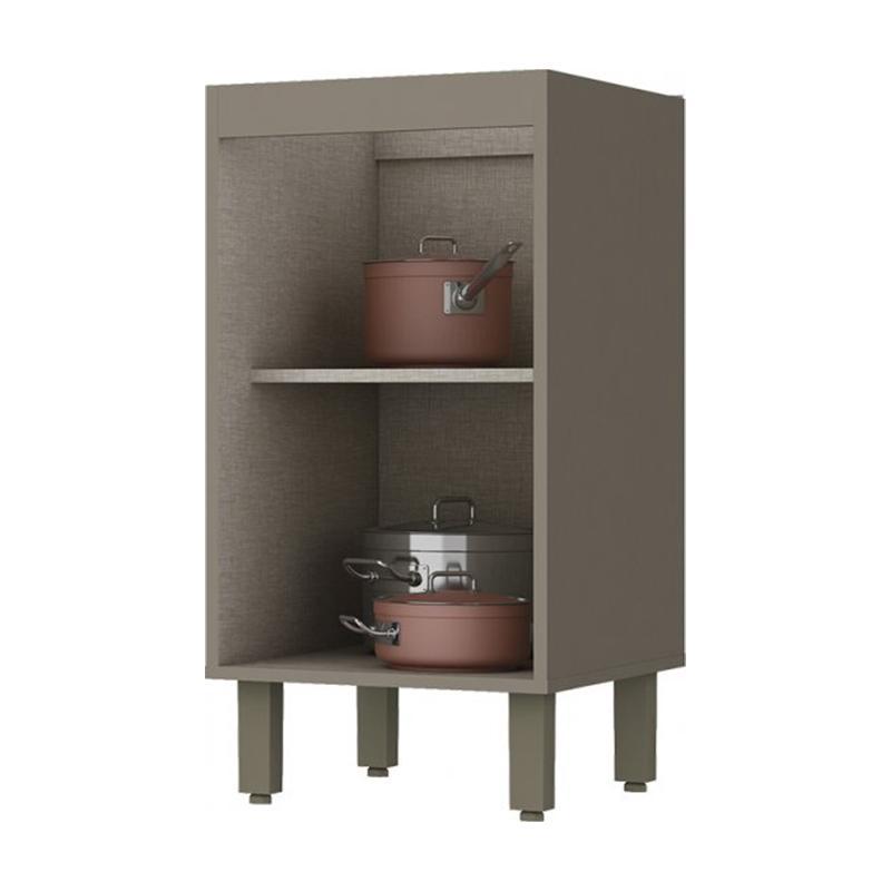 Balcão 1 Porta 40cm Connect Duna/Cristal - Móveis Henn