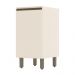Balcão 1 Porta 40cm Connect Off White - Móveis Henn