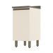 Balcão 1 Porta 40cm Off White/Duna com Tampo Connect - Móveis Henn