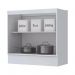 Balcão 2 Portas 80cm Americana Branco - Móveis Henn