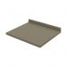Balcão 3 Gavetas 60cm Duna/Cristal com Tampo Connect - Móveis Henn
