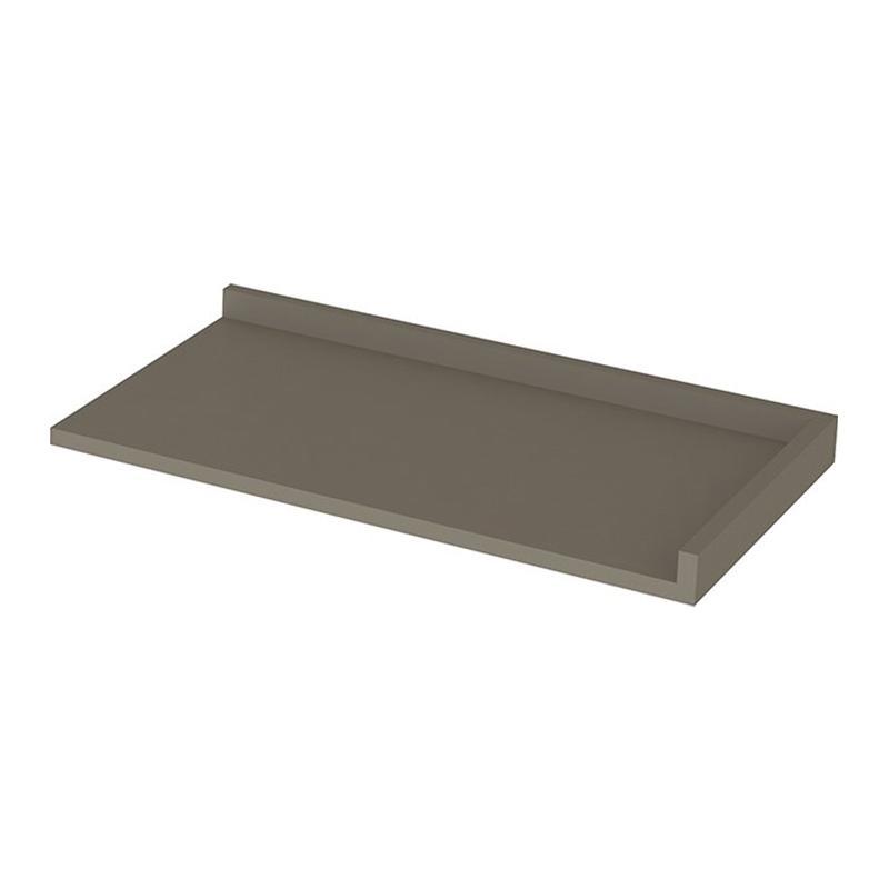 Balcão Canto Reto 1 Porta com Tampo Connect Duna/Cristal - Móveis Henn