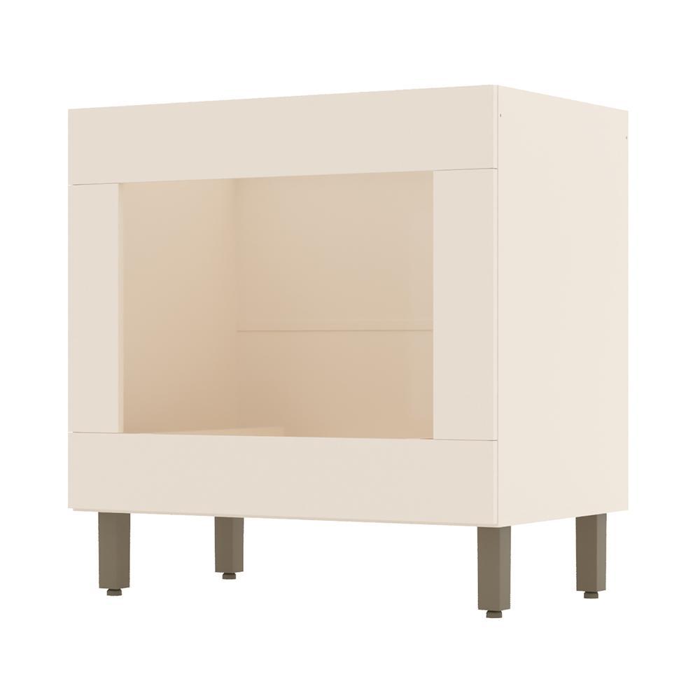Balcão Forno Embutir Connect Off White - Móveis Henn