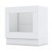 Balcão Forno de Embutir 80cm Americana Branco com Tampo Nature - Móveis Henn