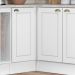 Balcão de Cozinha Nova York 1 Porta Branco 84 cm