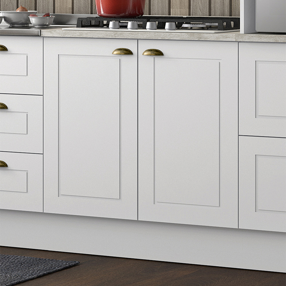 Balcão de Cozinha Nova York 2 Portas Branco