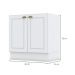 Balcão de Cozinha Nova York 2 Portas Branco