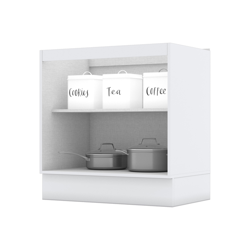 Balcão de Cozinha Nova York 2 Portas Branco