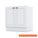 Balcão de Cozinha Nova York 2 Portas Branco