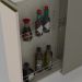 Balcão de Cozinha Porta Condimentos Évelin 1 Porta Duna e Cristal