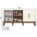 Balcao Buffet 2P 2G 165 cm Rael Off White Nature Henn