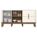 Balcao Buffet 2P 2G 165 cm Rael Off White Nature Henn