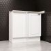 Balcao Canto Reto Com Tampo 84 cm Americana Branco Calcare Henn