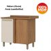 Balcao Canto Reto Tampo 1 Porta 84 cm Requinte Nature Areia Henn