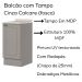 Balcao Com Tampo 1 Porta 40 cm Americana Cinza Calcare Henn