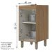 Balcao Com Tampo 1 Porta 40 cm Requinte Nature Areia Henn