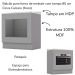 Balcao Forno Embutir Com Tampo 80 cm Americana Cinza Calcare Henn