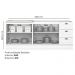 Balcao Pia 120 cm Balcao Cooktop 80 cm Americana Branco Calcare Henn