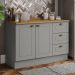 Balcao Pia Com Tampo 120cm C353 Americana Cinza Nature Henn