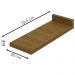 Balcao Porta Toalha Com Tampo 20 cm Requinte Nature Henn