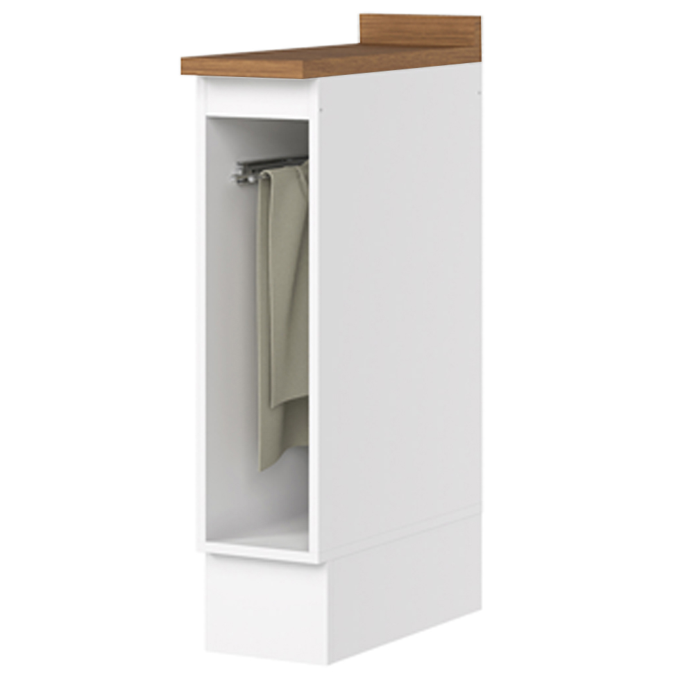 Balcao Porta Toalha Tampo 20 cm C362 Americana Branco Nature Henn