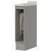 Balcao Porta Toalha Tampo 20 cm C362 Americana Cinza Calcare Henn