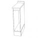 Balcao Porta Toalha Tampo 20 cm C362 Americana Cinza Nature Henn