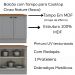 Balcao com Tampo Para Cooktop 2P 80 cm Americana Cinza Nature Henn