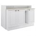 Bancada E Balcao Gourmet 146 cm CE818 Americana Branco Calcare Henn