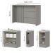 Bancada E Balcao Gourmet 146 cm CE818 Americana Cinza Calcare Henn