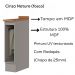 Bancada E Balcao Gourmet 146cm CE818 Americana Cinza Nature Henn