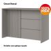 Bancada E Balcao Gourmet 146cm CE818 Americana Cinza Nature Henn