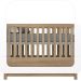 Berço Mini-cama 2 em 1 - Aconchego Branco / Jequitibá HP