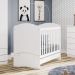 Berço Mini-cama 2 em 1 - Bala de Menta Branco