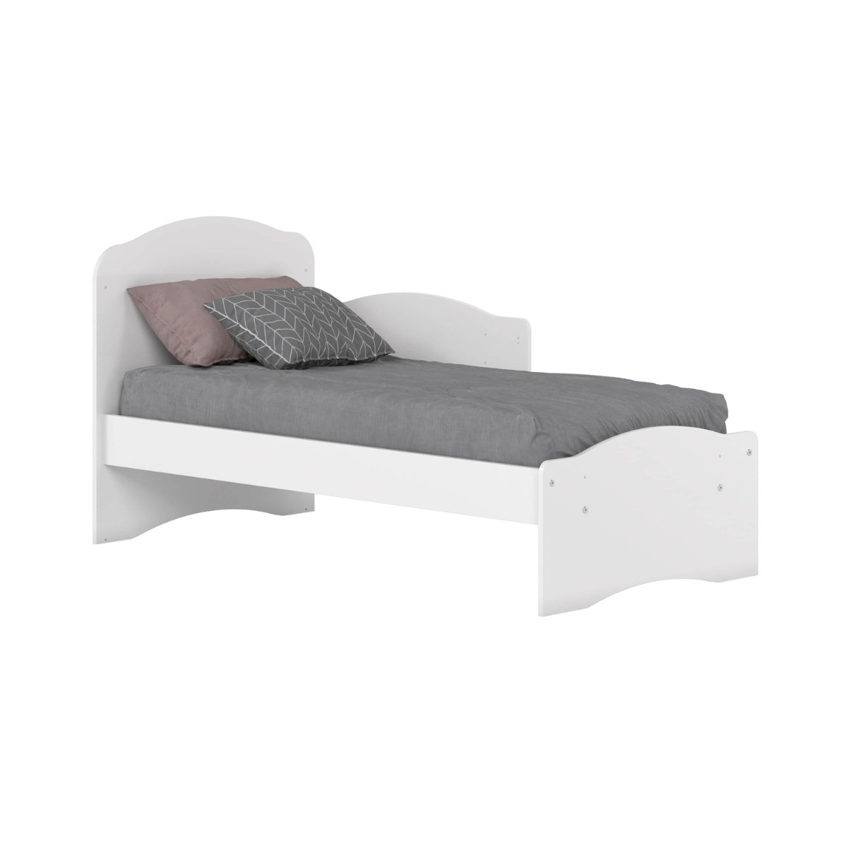 Berço Mini-cama 2 em 1 - Bala de Menta Branco