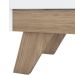 Berço Mini-cama 2 em 1 - Confete Branco / Jequitibá HP